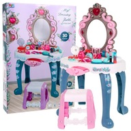 Toaletný stolík pre dievčatá Zrkadlové doplnky k stoličke