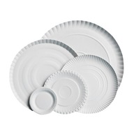 Papierový tanier 40cm okrúhly, 100 ks, gril piknik Papierový tanier 40cm okrúhly, 100 ks, gril piknik