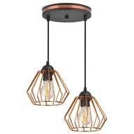 Závesná lampa Luster Stropná Medená Chróm Zlatá Závesná lampa Luster Stropná Medená Chróm Zlatá