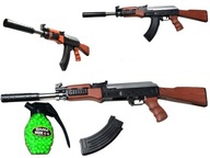 PUŠKA, ZBRAŇ KALASHNIKOV, AK47 + GULE PUŠKA, ZBRAŇ KALASHNIKOV, AK47 + GULE