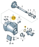 SADA TESNENIA ČERPADLA HALDEX VW AUDI SEAT SKODA SADA TESNENIA ČERPADLA HALDEX VW AUDI SEAT SKODA