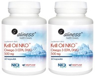 Aliness Krill Oil NKO 500 mg 2x60 kapsúl. Krillový olej Aliness Krill Oil NKO 500 mg 2x60 kapsúl. Krillový olej