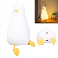 KAČIČKA NOČNÁ LAMPA PRE DETI LED SILKON DARČEK KAČIČKA NOČNÁ LAMPA PRE DETI LED SILKON DARČEK