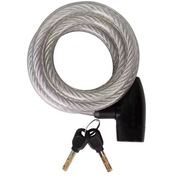 KÁBLOVÝ ZÁMEK ŠPIRÁLOVÝ KĽÚČ 12MM 1,8M KÁBLOVÝ ZÁMEK ŠPIRÁLOVÝ KĽÚČ 12MM 1,8M