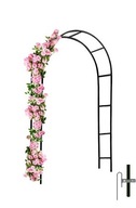 Záhradná pergola Oblúk pre ruže, popínavky, kvety, 4 kotvy