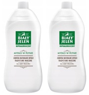 BIAŁY JELEŃ ORIGINÁLNE TEKUTÉ MYDLO ŠEDÉ 2x1L BIAŁY JELEŃ ORIGINÁLNE TEKUTÉ MYDLO ŠEDÉ 2x1L