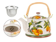 Keramická kanvica s infuzérom - Citróny (CARMANI) Keramická kanvica s infuzérom - Citróny (CARMANI)
