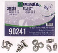 Partner I FL 2002-2008 Spony krytu motora Partner I FL 2002-2008 Spony krytu motora