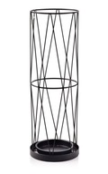Čierny kovový dáždnik 45 cm
