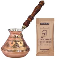 Tygielek do kawy miedziany 330 ml + Kawa Turecka Tygielek do kawy miedziany 330 ml + Kawa Turecka
