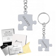 Keychain Puzzle Silver 925 Gift Gadget GRAVÍROVANIE ZADARMO VENOVANIE Keychain Puzzle Silver 925 Gift Gadget GRAVÍROVANIE ZADARMO VENOVANIE
