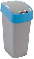 CURVER Flip-Bin odpadkový kôš strieborná/modrá. 45 rokov CURVER Flip-Bin odpadkový kôš strieborná/modrá. 45 rokov