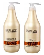 Stapiz Sleek Line Repair set šampón 1000ml + kondicionér 1000ml Stapiz Sleek Line Repair set šampón 1000ml + kondicionér 1000ml