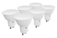 6x GU10 LED ŽIAROVKA 3W studená biela - 6500K 6x GU10 LED ŽIAROVKA 3W studená biela - 6500K