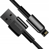 BASEUS STRONG USB LIGHTNING KÁBEL PRE IPHONE IPAD PLETENSKÝ KÁBEL 2,4A 2M BASEUS STRONG USB LIGHTNING KÁBEL PRE IPHONE IPAD PLETENSKÝ KÁBEL 2,4A 2M