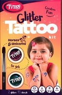 Trblietavé tetovanie pre dievčatá. Kreatívna zábava