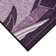 VL fialový behúň s elegantným vzorom 70x180cm