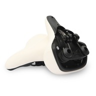 Biele sedlo na bicykel ONYX Citi z elastoméru Biele sedlo na bicykel ONYX Citi z elastoméru