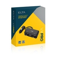CIGARETOVÝ ZAPAĽOVAČ ZÁSUVKA ROZDELOVAČ 80W 12-24V 2xUSB CIGARETOVÝ ZAPAĽOVAČ ZÁSUVKA ROZDELOVAČ 80W 12-24V 2xUSB
