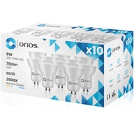 LED žiarovka GU10 8W WARM 3000K 10 KS LED žiarovka GU10 8W WARM 3000K 10 KS