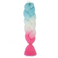 Syntetické farbené vlasy 120 cm hrubé ombre WLS3 Syntetické farbené vlasy 120 cm hrubé ombre WLS3