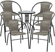 BISTRO Bar Set Terasa stôl 6 + stoličky BISTRO Bar Set Terasa stôl 6 + stoličky