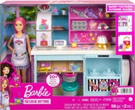 SÚPRAVA CUKRÁREN BARBIE + BÁBIKA MATTEL HGB73