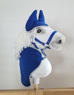 Sada Hobby Horse A3: koberček + chrániče sluchu - chrpa modrá