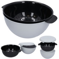 CEDNÍK + KUCHYŇSKÁ PLASTOVÁ MISKA 2V1 VEKO ŠEDÁ 23CM SET CEDNÍK + KUCHYŇSKÁ PLASTOVÁ MISKA 2V1 VEKO ŠEDÁ 23CM SET