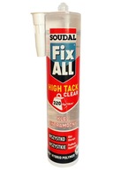 SOUDAL FixALL Extra silné lepidlo HIGH TACK CLEAR 290ml SOUDAL FixALL Extra silné lepidlo HIGH TACK CLEAR 290ml