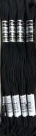 Ariadna bavlnená výšivka 12 ks 1819 čierna