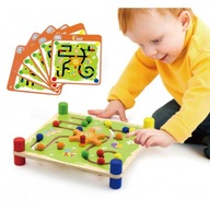 Drevená vzdelávacia hra Viga Toys Trop and Follow Montessori Drevená vzdelávacia hra Viga Toys Trop and Follow Montessori