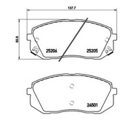 BREMBO BRZDOVÉ DESTIČKY HYUNDAI (PEKING) IX35