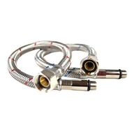 PRIPOJOVACIE HADICE PRE ŠTANDARDNÉ ZARIADENIE 3/8'' x DĹŽKA KONCA M10x1, L-150cm PRIPOJOVACIE HADICE PRE ŠTANDARDNÉ ZARIADENIE 3/8'' x DĹŽKA KONCA M10x1, L-150cm