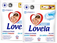 Lovela Baby kapsule na pranie Farba Biela 2x36 ks