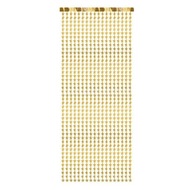 Vianočný záves, Hviezdy - zlatý, 100 x 245 cm Vianočný záves, Hviezdy - zlatý, 100 x 245 cm