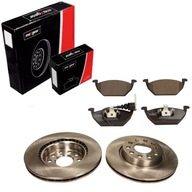 DISK + DESTIČKY PREDNÉ AUDI A3 8P SEDADLO TOLEDO III