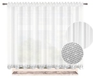 Záves hotový s kamienkami 150x400 klasický voál Záves hotový s kamienkami 150x400 klasický voál