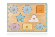 Puzzle s rúčkami AdamToys Shapes Puzzle Puzzle s rúčkami AdamToys Shapes Puzzle