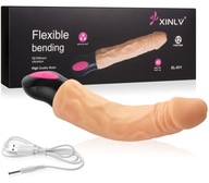 VIBRÁTOR S CHRBTOU VEĽKÝ 27 cm 12 SEX FUNKCIÍ VIBRÁTOR S CHRBTOU VEĽKÝ 27 cm 12 SEX FUNKCIÍ