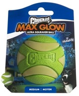 Chuckit! Max Glow Ultra Squeaker Ball Medium Chuckit! Max Glow Ultra Squeaker Ball Medium