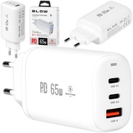 USB SIEŤOVÁ NABÍJAČKA 2xUSB-C 65W FAST QC4+ PD