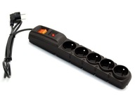 Acar Power strip F5 1,5M čierny Acar Power strip F5 1,5M čierny