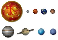 Sada 9 magnetov slnečnej sústavy, slnečných planét Sada 9 magnetov slnečnej sústavy, slnečných planét