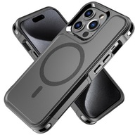 Pancierové magnetické puzdro pre iPhone 15 Pro Max, puzdro, puzdro, kryt