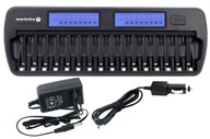 RÝCHLONABÍJAČKA 16X AA/AAA 230/12 LCD REFRESH RÝCHLONABÍJAČKA 16X AA/AAA 230/12 LCD REFRESH