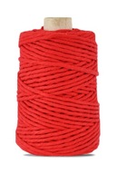 Bavlnená šnúrka pre MACRAME 5mm 100m / červená Bavlnená šnúrka pre MACRAME 5mm 100m / červená