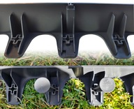 BORDERY ogrodowe plastikowe 7cm liniowe 50m BORDERY ogrodowe plastikowe 7cm liniowe 50m