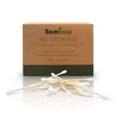 Bambusové hygienické tyčinky 400 ks - Bambaw