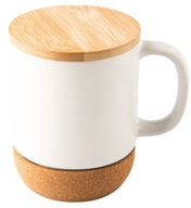 hrnček KERAMICKÝ S BAMBUSOVÝM viečkom 400 ML hrnček KERAMICKÝ S BAMBUSOVÝM viečkom 400 ML